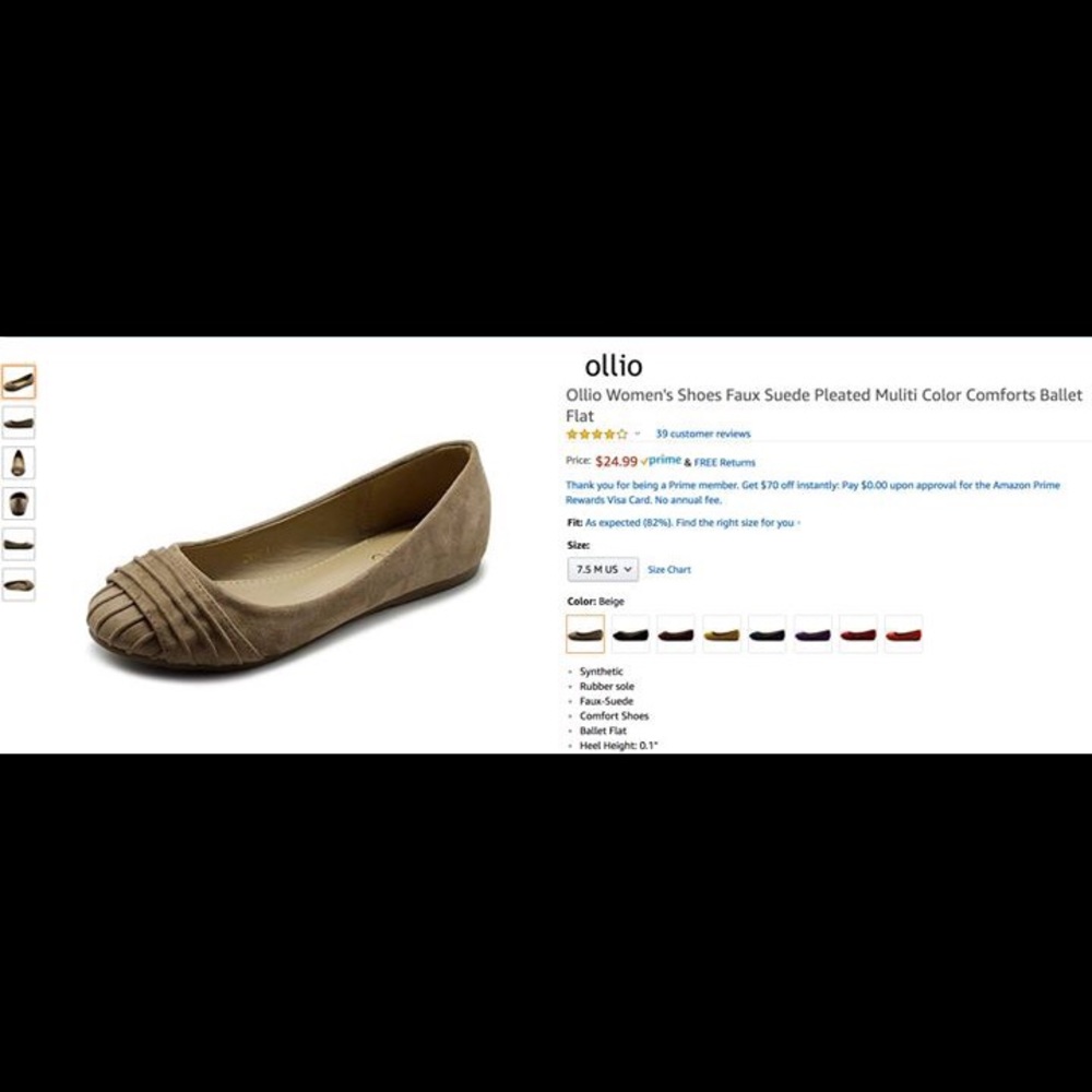 Flats beige